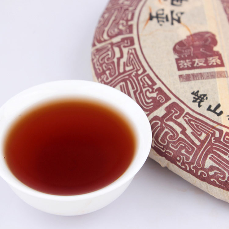 茶马世家 品鉴级云南普洱茶熟茶饼茶叶2011年原料老茶 200g